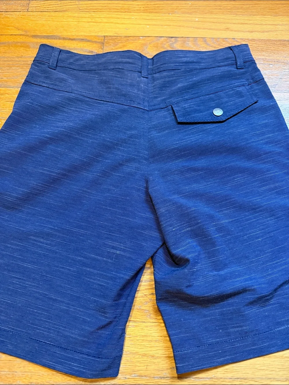 Hanna Andersson boys Dark Blue Flat Front Shorts